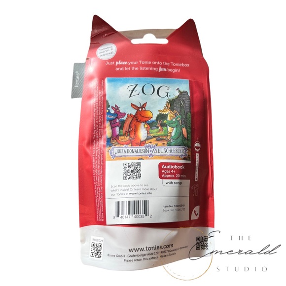 Tonies Zog - Julia Donaldson - Tonie for Toniebox - New - Picture 2 of 2